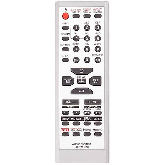 Home Theatre Remote Control Compatible with Panasonic EUR7711150