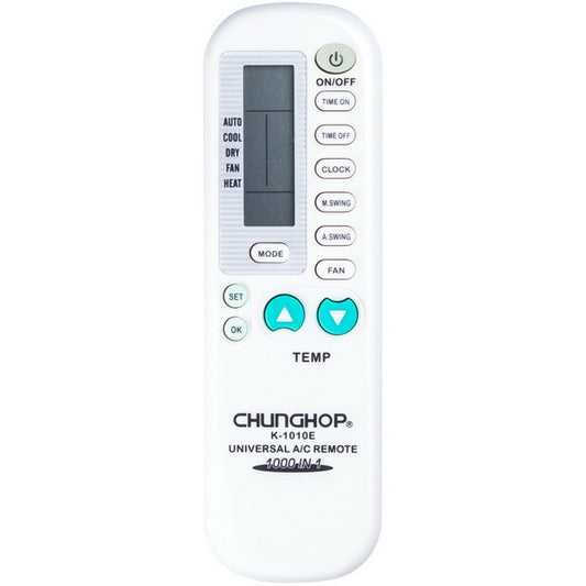 Chunghop Universal Air Conditioner Remote Control K-1010E (1000 codes)