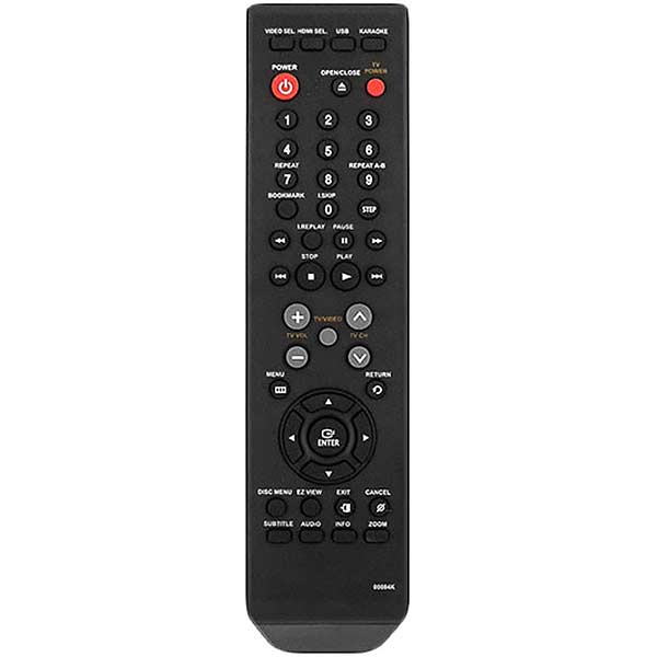 DVD-Player Remote Control Compatible with Samsung 00084K