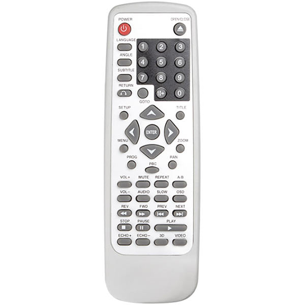 DVD-Player Remote Control Compatible with Bimatek D-1152VKP