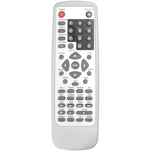 DVD-Player Remote Control Compatible with Bimatek D-1152VKP