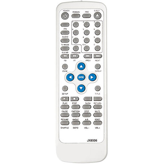 DVD-Player Remote Control Compatible with Hyundai  JX8006
