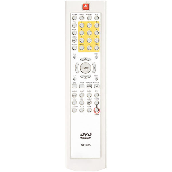 DVD-Player Remote Control Compatible with Saturn ST1705
