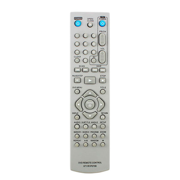 DVD-Player Remote Control Compatible with LG 6711R1P070B