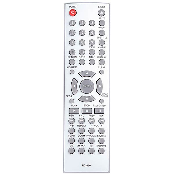 DVD-Player Remote Control Compatible with Meredian RC-850