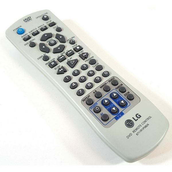 DVD-Player Remote Control Compatible with LG 6711R1P082A