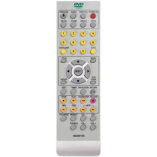 DVD-Player Remote Control Compatible with BBK DW9915S