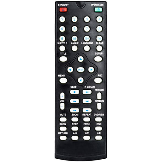 DVD-Player Remote Control Compatible with Izumi WS-528