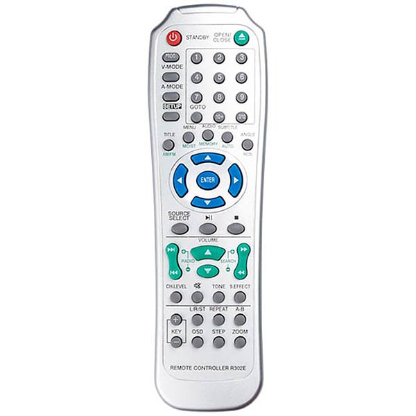 DVD-Player Remote Control Compatible with Elenberg R-302E