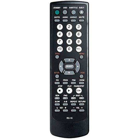 DVD-Player Remote Control Compatible with BBK RC-15