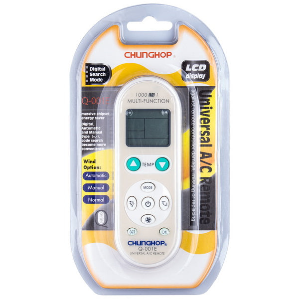 Chunghop Universal Air Conditioner Remote Control Q-001E