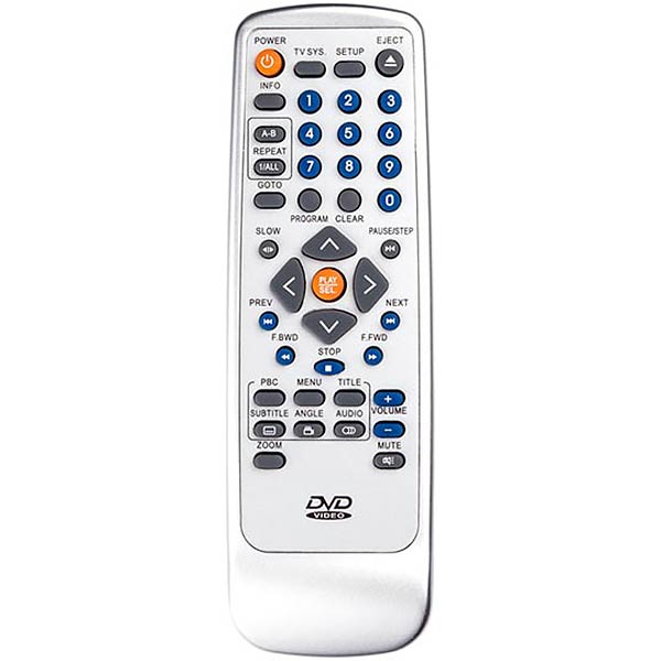 DVD-Player Remote Control Compatible with Mustek RC-MTK