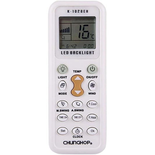 Chunghop Air Conditioner Universal Remote Control K-1028EH