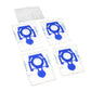 Vacuum Cleaner Dust Bag Set ZMB02K WORWO (4 pcs) Compatible with Zelmer \ Bosch