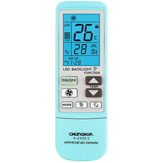 Chunghop Universal Air Conditioner Remote Control K-209ES (1000 codes)