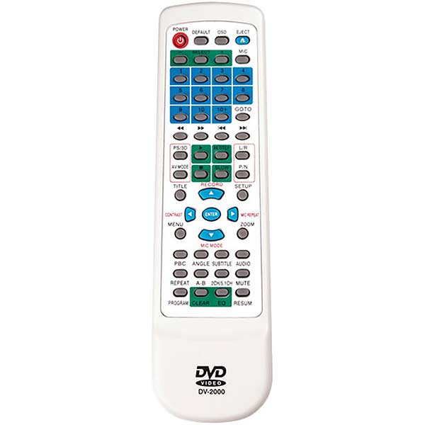 DVD-Player Remote Control Compatible with Pioneer DV-2000 NOC