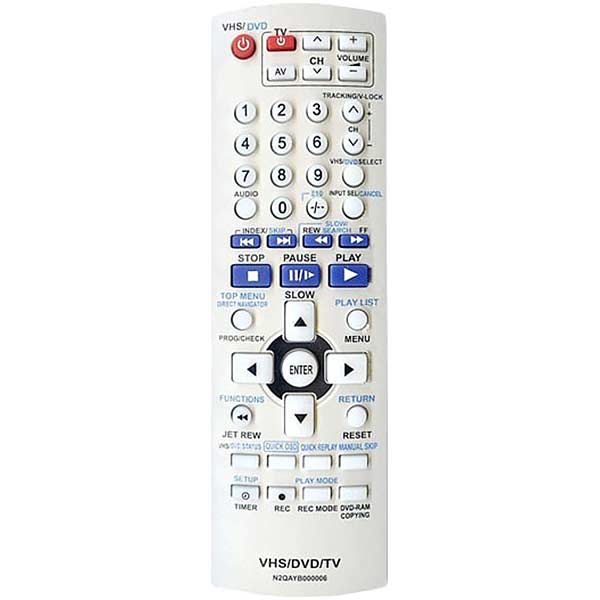 DVD-Player Remote Control Compatible with Panasonic N2QAYB000006