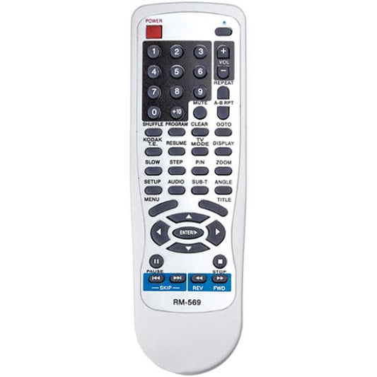 DVD-Player Remote Control Compatible with Rolsen RM569-RU