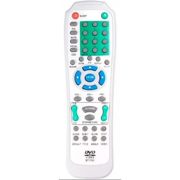 DVD-Player Remote Control Compatible with Saturn ST1701