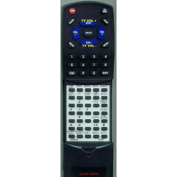 DVD-Player Remote Control Compatible with Philips 242254901361
