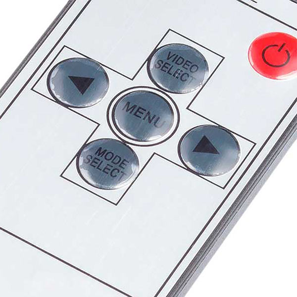 LCD TV Remote Control Compatible with Myota RC-005 SILVER