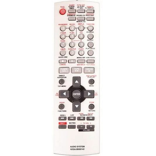 Home Theater Remote Control Compatible with Panasonic N2QAJB000142