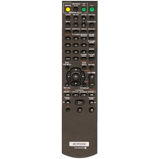 Home Theater Remote Control Compatible with Sony RM-ADU047