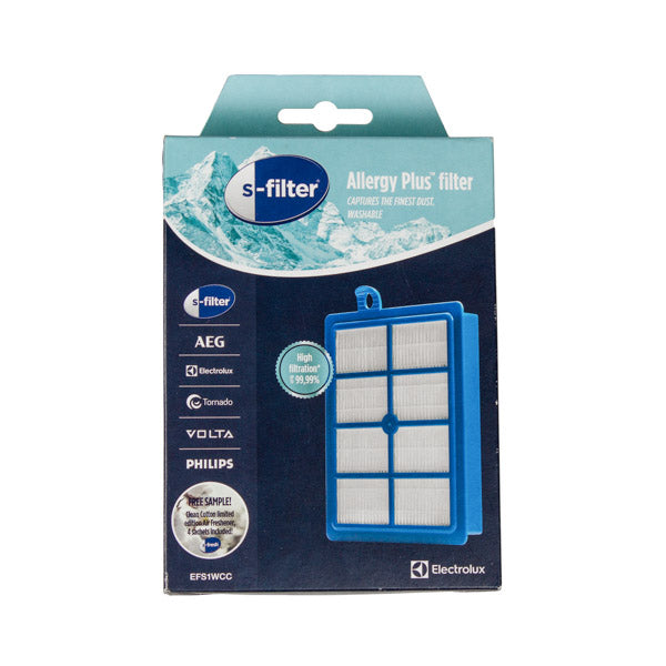 Electrolux Vacuum Cleaner HEPA Filter EFS1WCC + Fresheners 900923087