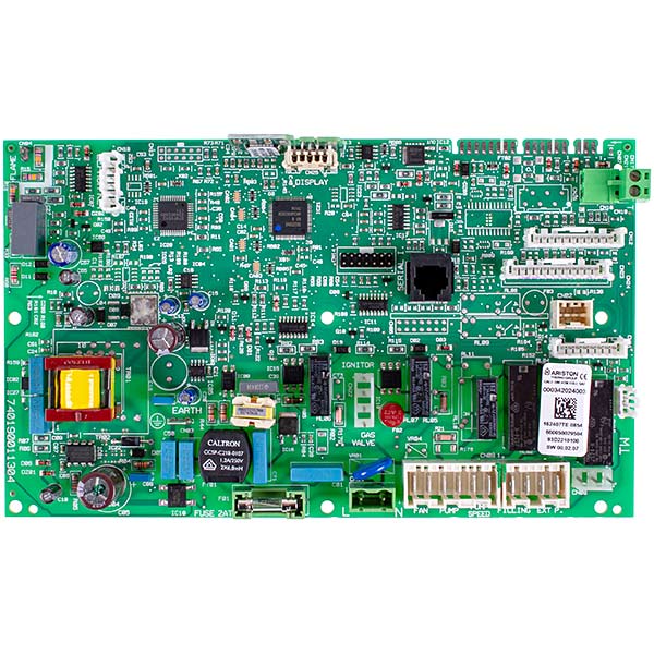 Control Board for Gas-fired Boiler Ariston Clas, Genux, Chaffoteaux Inoa, Talia System 65109313-05
