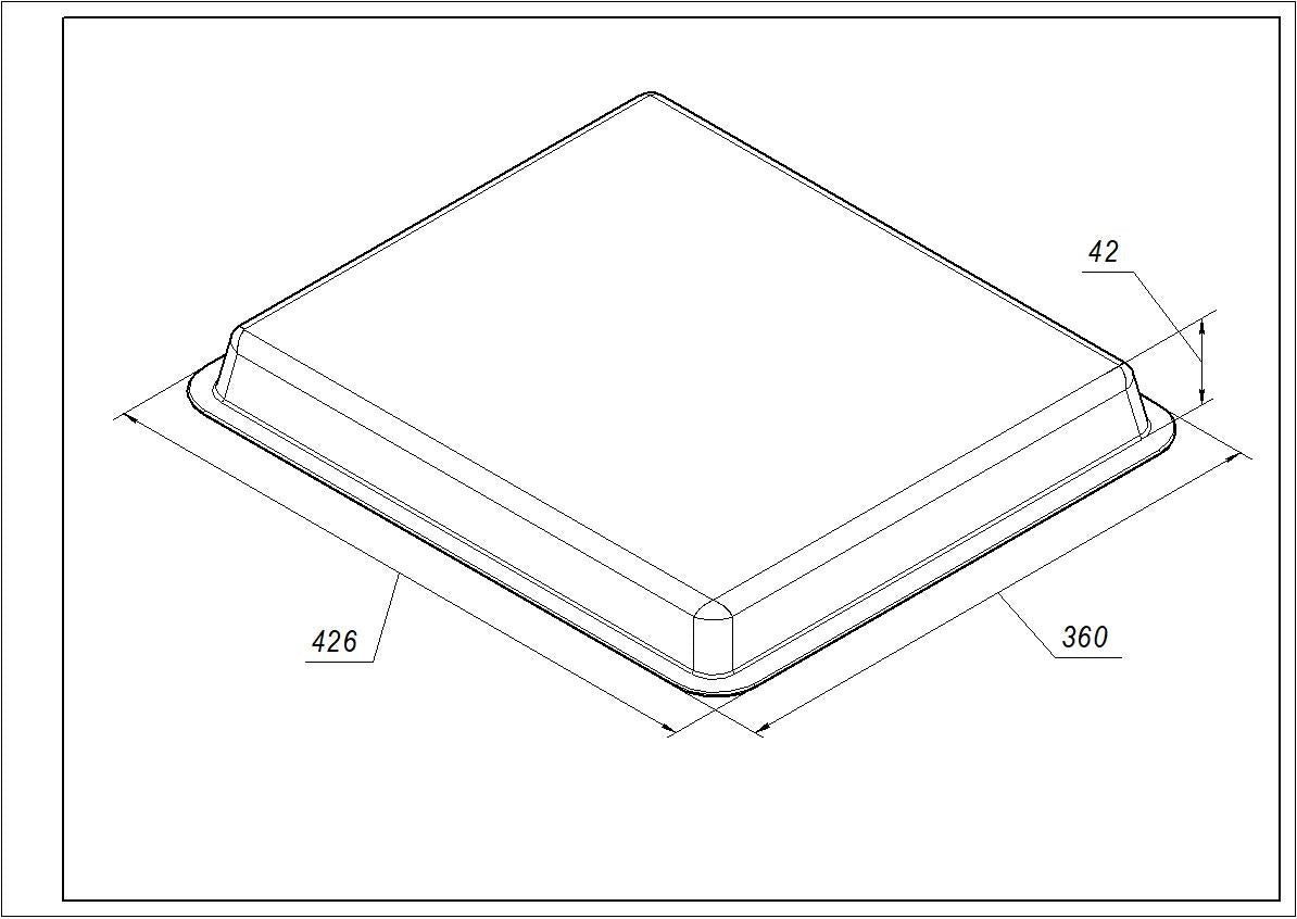 Electrolux Oven Drip Tray  426x360mm 3870288101