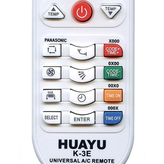 Huayu Universal Air Conditioner Remote Control K-3E (5000 codes)