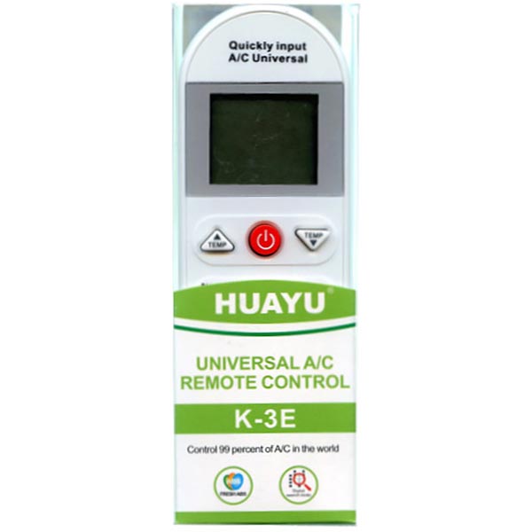 Huayu Universal Air Conditioner Remote Control K-3E (5000 codes)