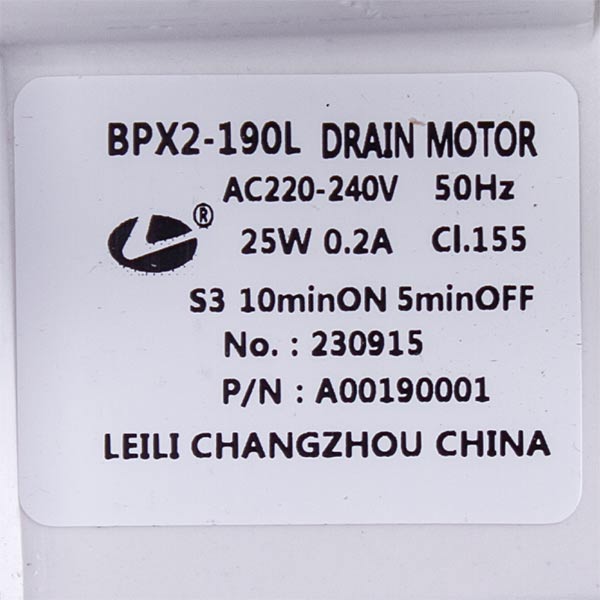 Electrolux Washing Machine 25W M109 RR0538 Askoll Pump 3792418208