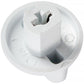 Gas Cooker Universal Knob Zanussi 3550046019 white