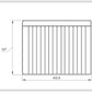 Wire Shelf for Oven Electrolux 8583546595023 422.8x347mm