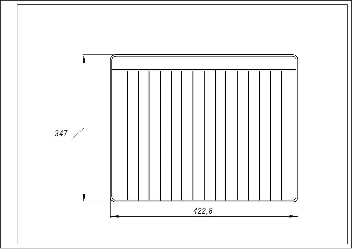 Wire Shelf for Oven Electrolux 8583546595023 422.8x347mm