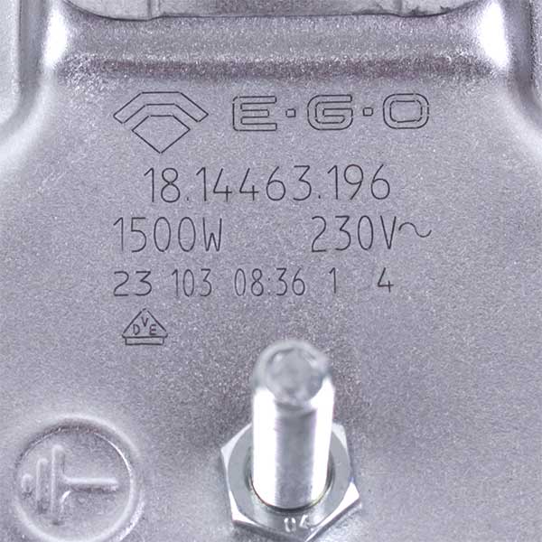 EGO Cooker Hotplate 18.14463.196 D=145mm 1500W