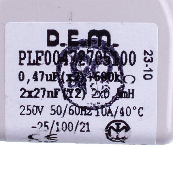 Indesit C00091633 Washing Machine Suppressor