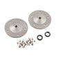 Drum Flange (support) + clumping for Vertical Washing Machine Compatible with Whirlpool 480110100802 (2 pcs)