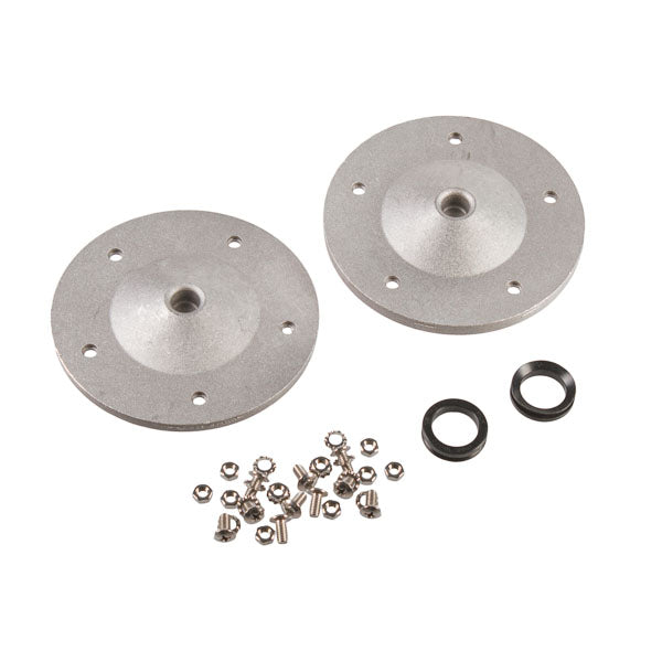 Drum Flange (support) + clumping for Vertical Washing Machine Compatible with Whirlpool 480110100802 (2 pcs)