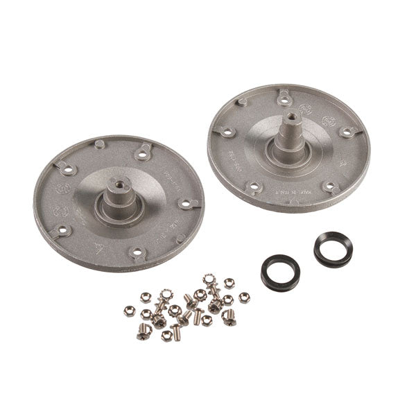 Drum Flange (support) + clumping for Vertical Washing Machine Compatible with Whirlpool 480110100802 (2 pcs)
