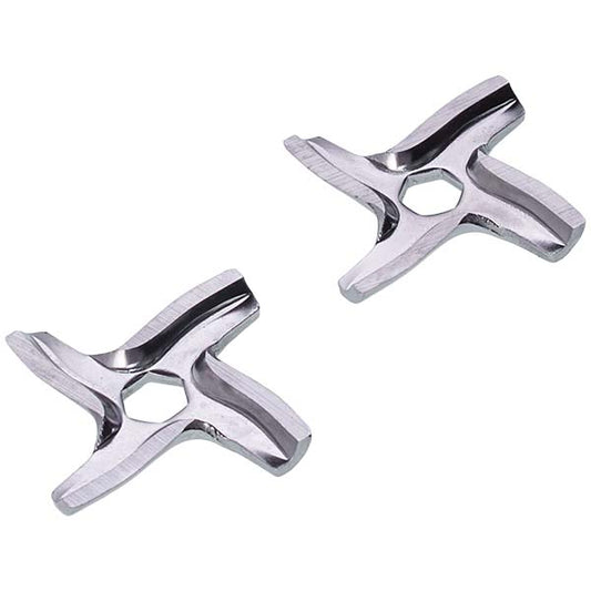 Meat Grinder Knife Kit (2pcs) Compatible with Moulinex SS-192595