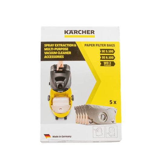 Karcher 6.904-143.0 Vacuum Cleaner Paper Dust Bug Kit + filter micro