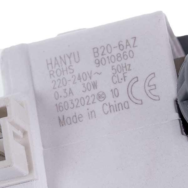 Washing Machine 30W B20-6AZ Hanyu Pump Compatible with Indesit C00285437
