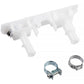 Electrolux 4055477451 Vertical Washing Machine Water Distributor with Clamps
