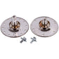 Drum Flange (support) for Vertical Washing Machine Compatible with Electrolux, Zanussi (2 pcs, under bearing 6203)