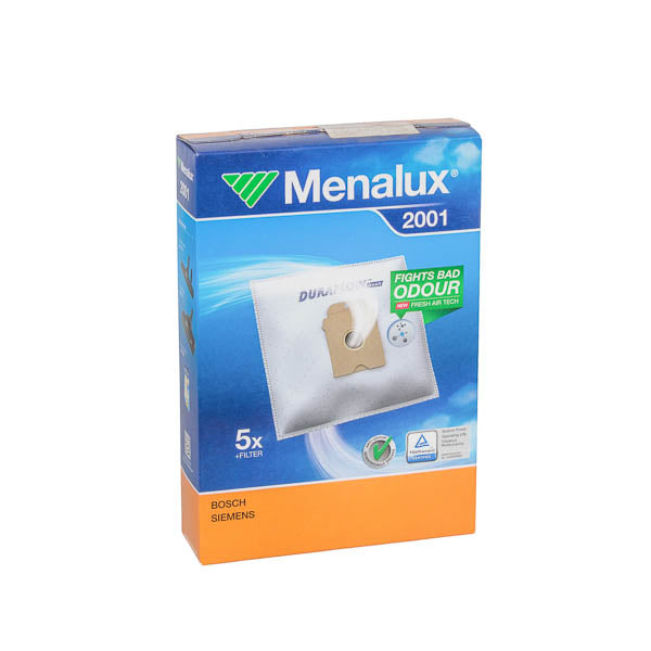 Dust Bag Set + Motor filter for Vacuum Cleaner Menalux Electrolux 900196142