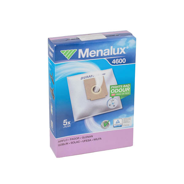 Dust Bag Set + Motor filter for Vacuum Cleaner Menalux Electrolux 900196139