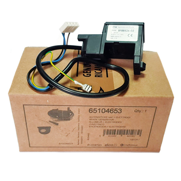 Gas-fired Boiler Ignition Transformer BF88526 Ariston Clas, Genus 65104653
