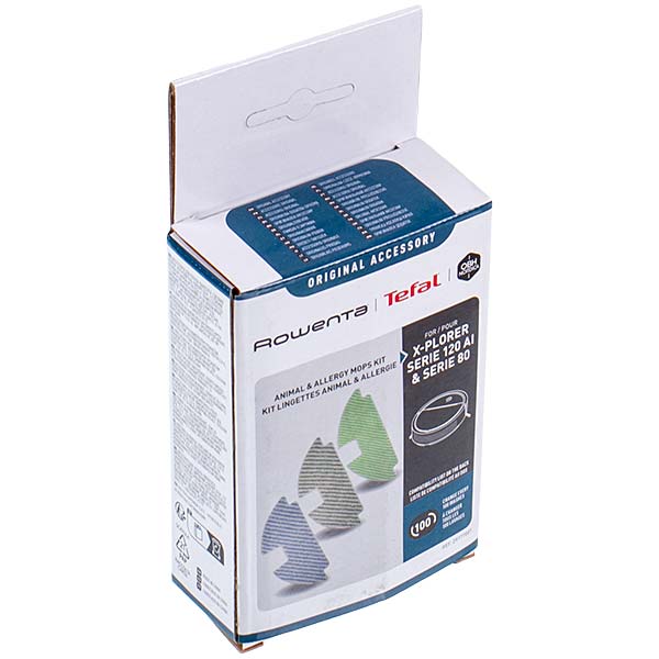 Rowenta ZR177007 (ZR177005) Robot Vacuum Cleaner Microfibre Cloth Set of 2